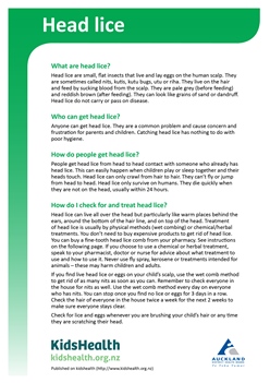 Head lice | kidshealth